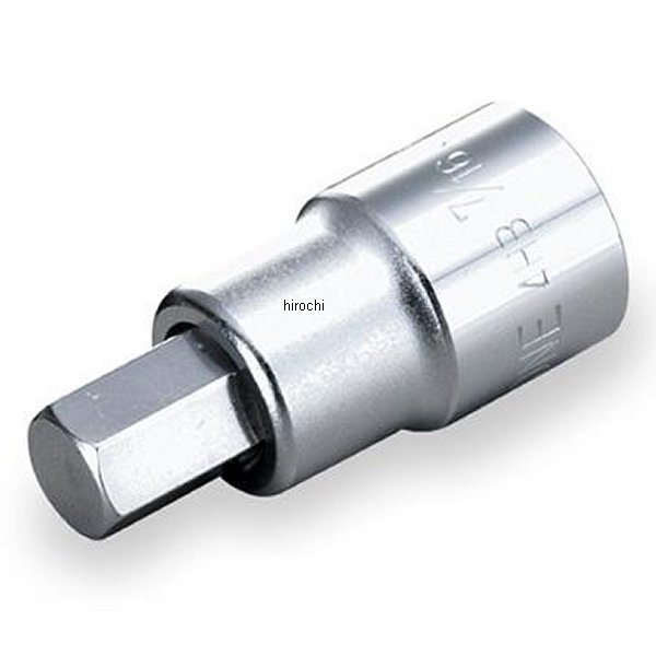 ヘキサゴンソケット インチ 対辺 1/4インチ 長さ 50mm 差込角 12.7mm (1/2インチ)