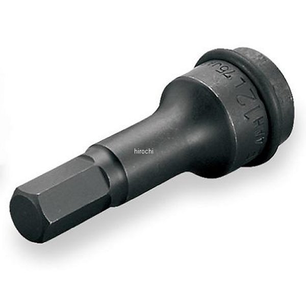 インパクト用 セミロングヘキサゴンソケット 対辺 17mm 長さ 75mm 差込角 12.7mm (1/2インチ)