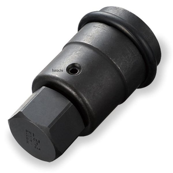 インパクト用 ヘキサゴンビットソケット(差替式) 対辺 24mm 長さ 75mm 差込角 19mm (3/4インチ)