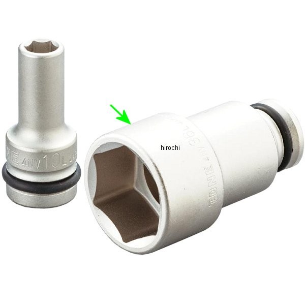 インパクト用 ロングソケット 対辺 36mm 長さ 85mm 差込角 12.7mm (1/2インチ)