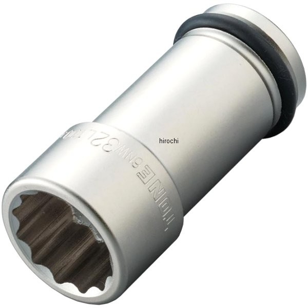 インパクト用 ロングソケット(12角) 対辺 35mm 長さ 100mm 差込角 19mm (3/4インチ)