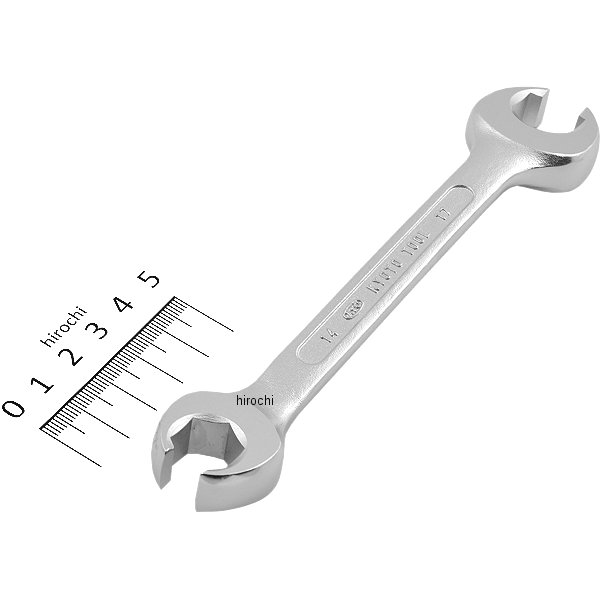 ブレーキパイプ用めがねレンチ(MZ10) 14mm×17mm