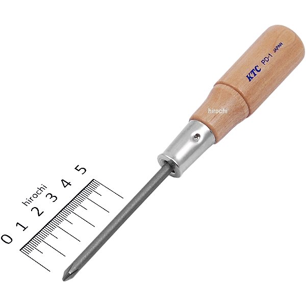 木柄ドライバ クロス貫通タイプ #1プラス