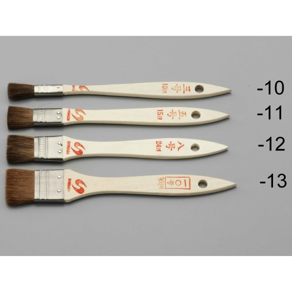 4本組 ラック ニス用刷毛セット