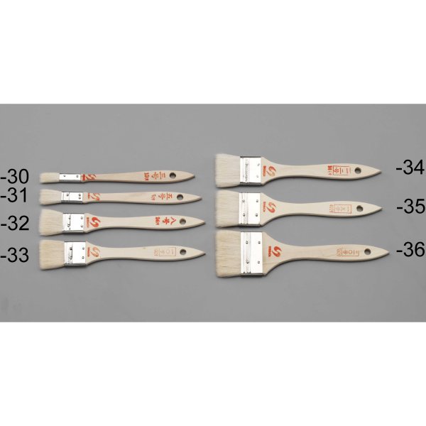 7本組 ラック ニス用刷毛セット