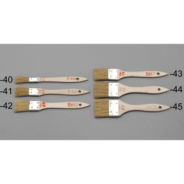 6本組 ラック ニス用刷毛セット