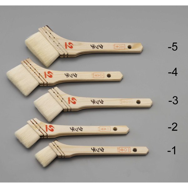 5本組 水性塗料用刷毛