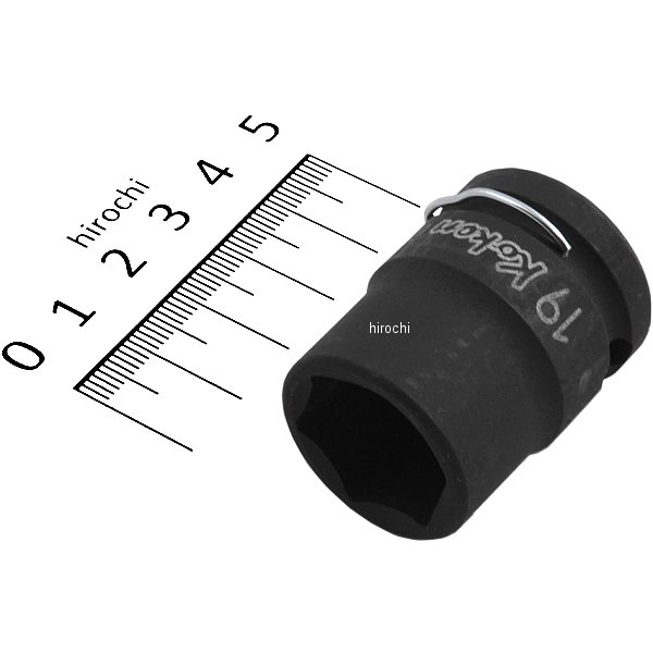1/2インチsq 薄肉インパクトソケット 19mm
