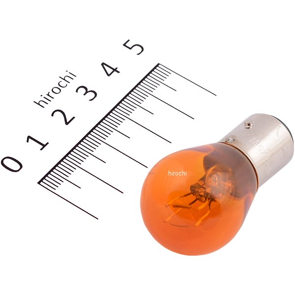 口金ダブル球 12V21/5W ストップ/テール球 (オレンジ) (1個売り)