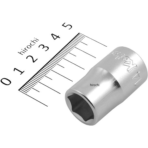 1/2インチsq 6角スタンダードソケット 14mm