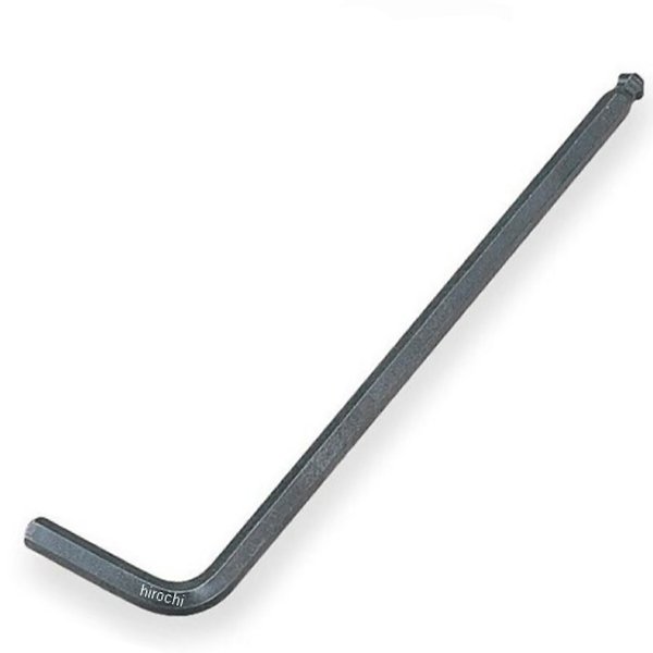 ロングボールポイント L形レンチ(インチ) サイズ 3/16インチ 長さ 133mm
