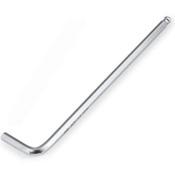 マスターツール ロングボールポイント L形レンチ(インチ) サイズ 5/64インチ 長さ 100mm