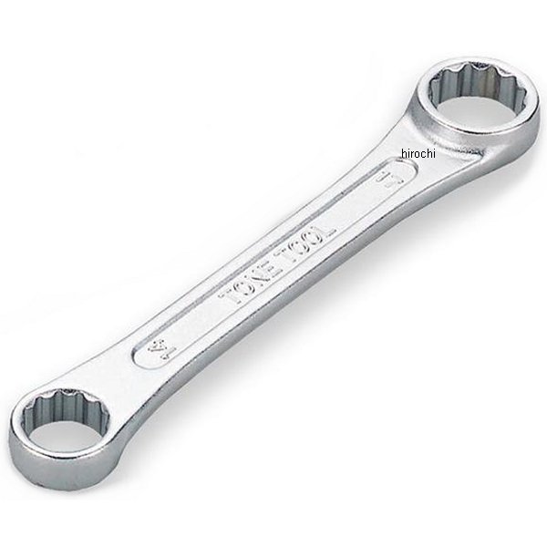 ショート めがねレンチ (ストレート) 両口 対辺 10-12mm 長さ 115mm