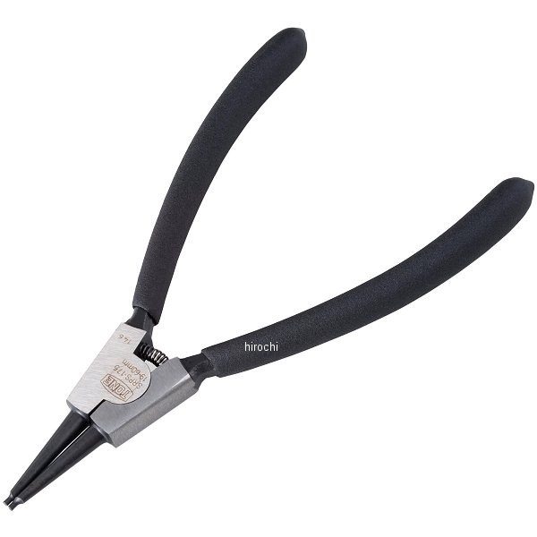 スナップリングプライヤ(ストレートタイプ・軸用 ) 先端 1.3Φ サイズ 125mm 長さ 140mm