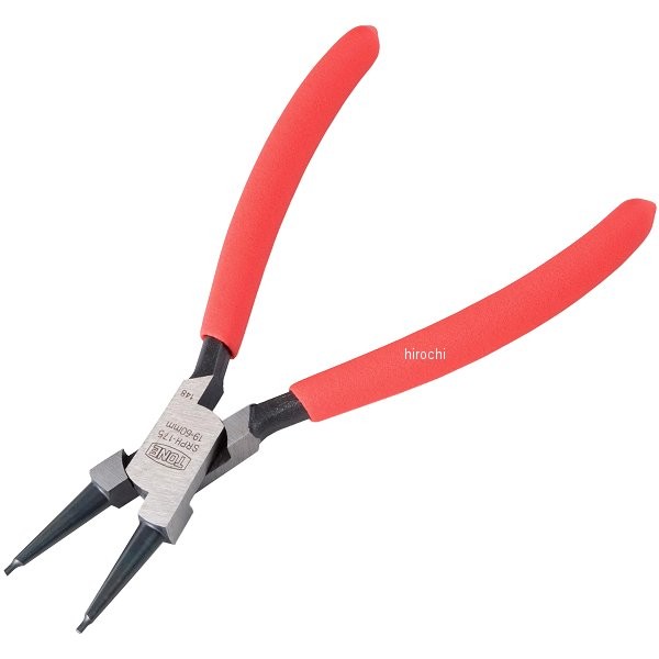 スナップリングプライヤ(ストレートタイプ・穴用 ) 先端 2.3Φ サイズ 200mm 長さ 225mm