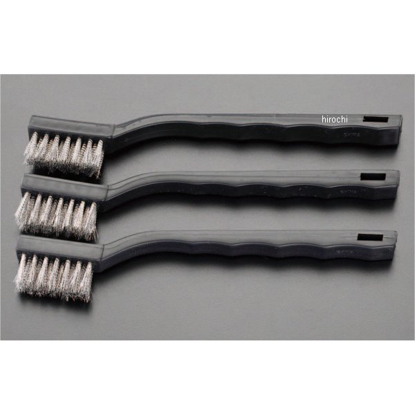 8x180mm 柄付ブラシ(ステンレス製/3本)