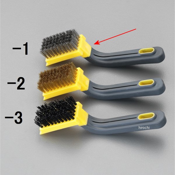 57x35mm/180mm ブラシ(ステンレス製/5行)