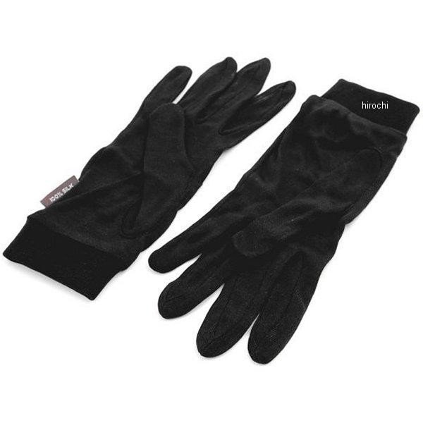 GK-133  コンフォートシルクインナーグローブ 黒 2XLサイズ