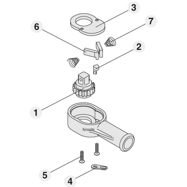 リペアキット 適応機種 新571 新572 差込角 25.4mm (1インチ)