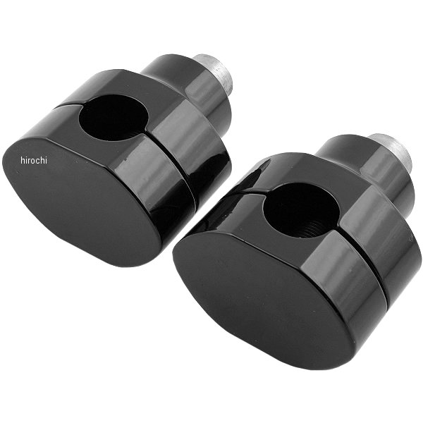 1インチハンドルバー 1.5インチ(38mm)高 ライザー スプリンガー 黒