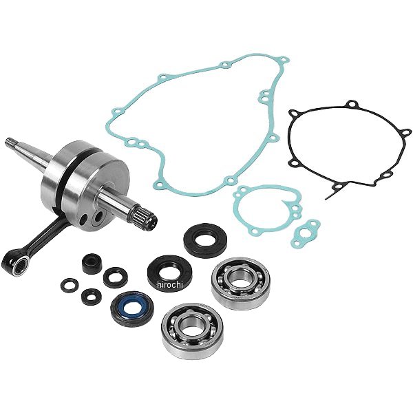 クランクシャフトキット ベアリング、ガスケット付き 00年-06年 RM65、KX65 左右ペア