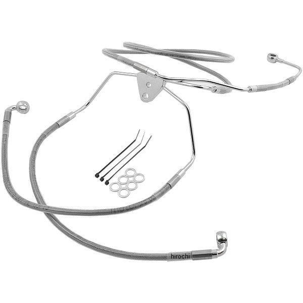 フロント ブレーキライン ステンレス 標準長 09年-13年 FLT(ABS付き) ロワー 40612-09