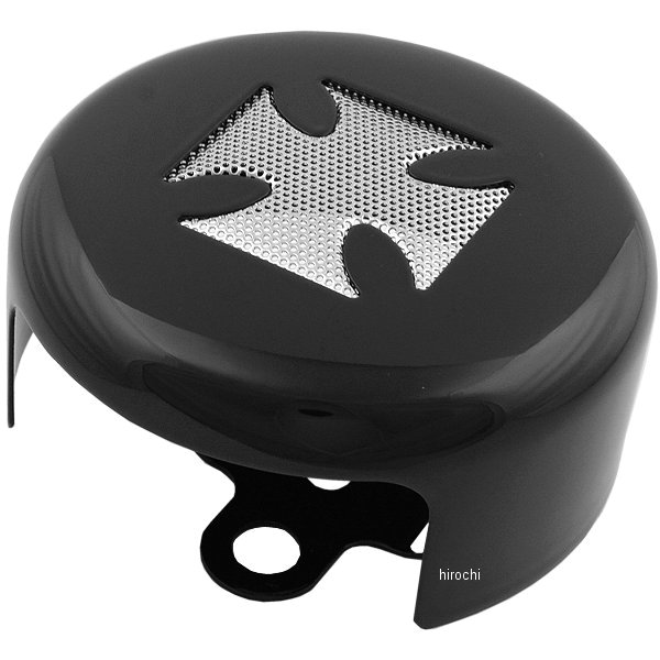 ホーンカバー 黒 クロス