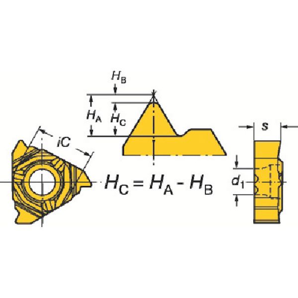 コロスレッド266 ねじ切りチップ 10個入り