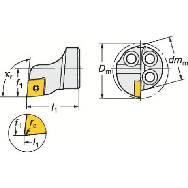 コロターンＳＬ　コロターン１１１用カッティングヘッド