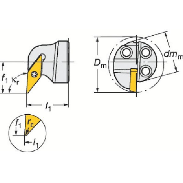 コロターンＳＬ　コロターン１０７用カッティングヘッド
