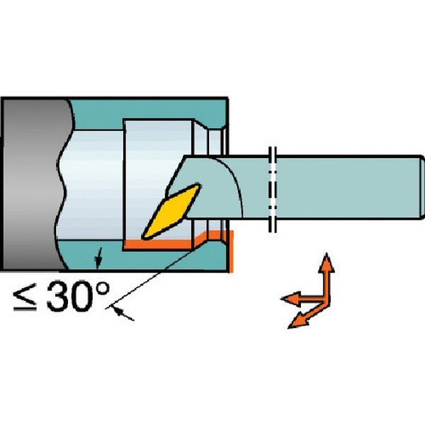 コロターン１０７　ポジチップ用ボーリングバイト