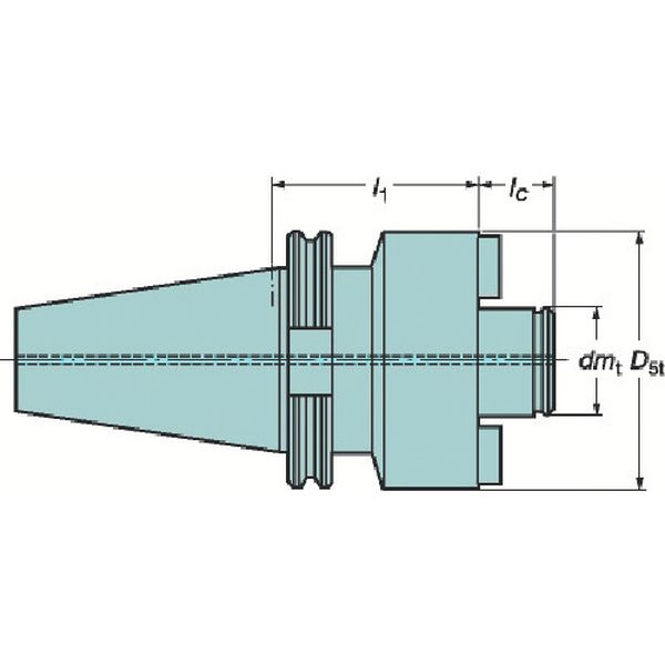 大径フェースミルホルダ