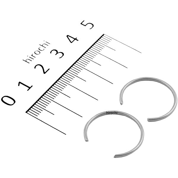 補修用 サークリップ 82年以降 ホンダ、ヤマハ、スズキ、カワサキ、KTM 18mm 2個入り