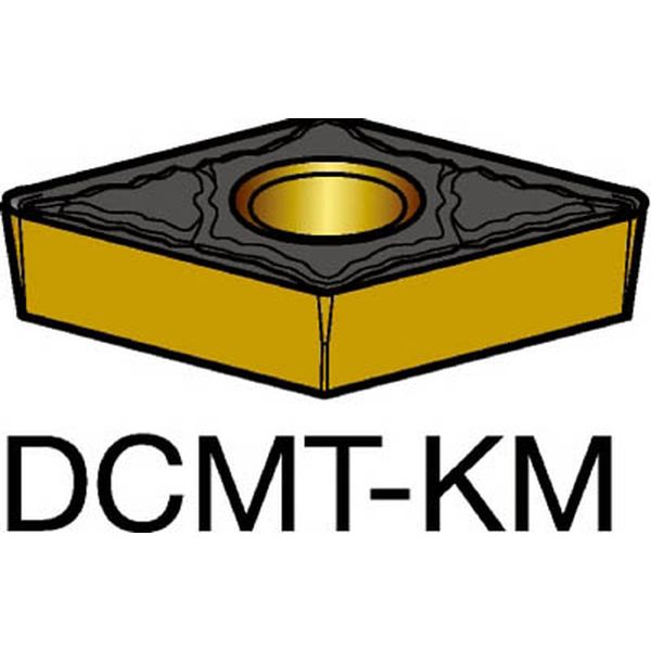 DCMT070204KM   コロターン107 旋削用ポジ・チップ H13A 10個入り