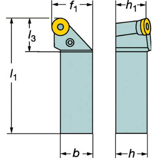Ｔ－Ｍａｘ　Ｐ　ネガチップ用シャンクバイト