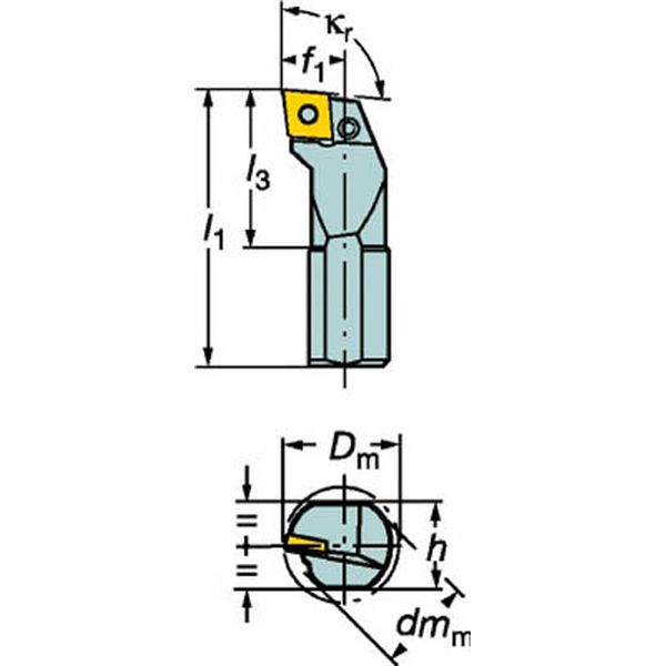 Ｔ－Ｍａｘ　Ｐ　ネガチップ用ボーリングバイト