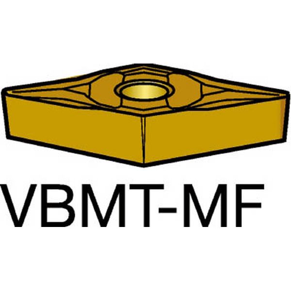 VBMT160404MF   コロターン107 旋削用ポジ・チップ 1025 10個入り