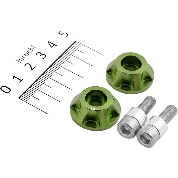 アッパーカウルキャップホルダー NASAタイプ ZZR1100D 2個入り ライトグリーン