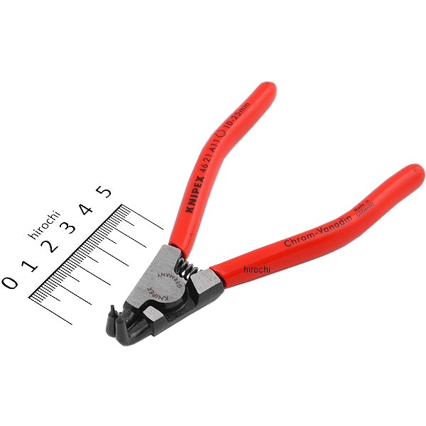 軸用スナップリングプライヤー 曲