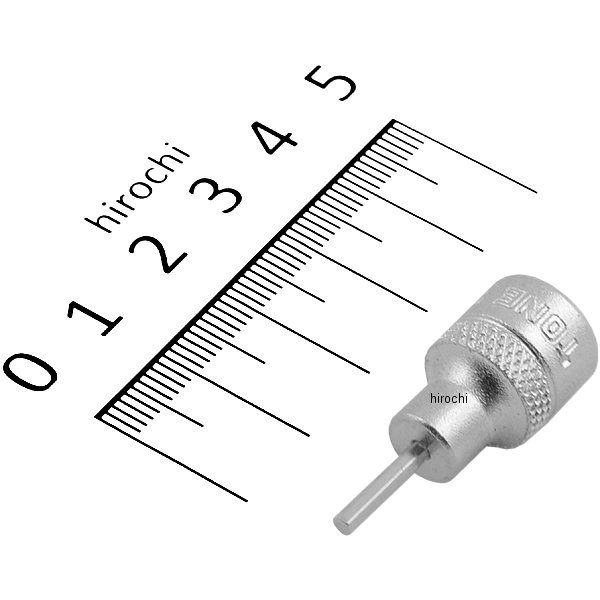 ヘキサゴンソケット 対辺 2mm 長さ 32mm 差込角 6.35mm (1/4インチ)