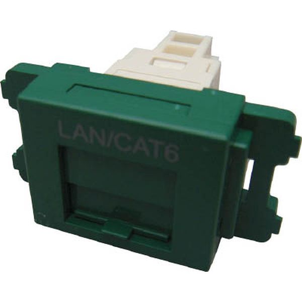 カテゴリ６ＪＩＳプレート用ジャックキット　緑