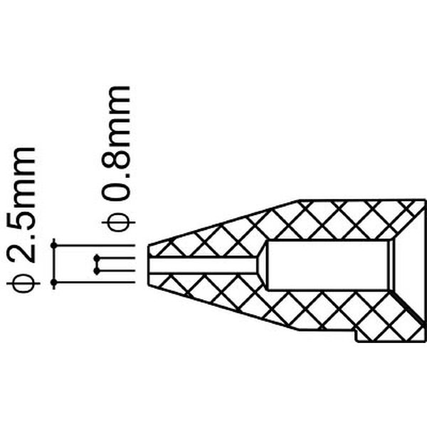ノズル／０．８ＭＭ