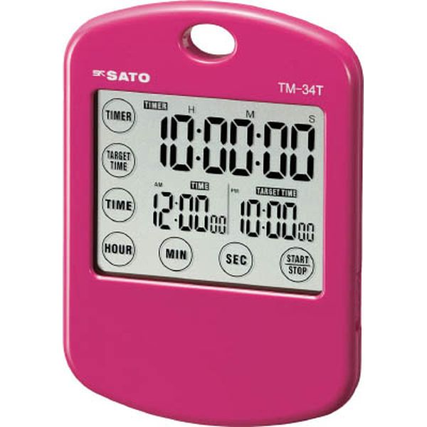 佐藤　ターゲットタイマーミニ　ピンク　（１８０２－１０）