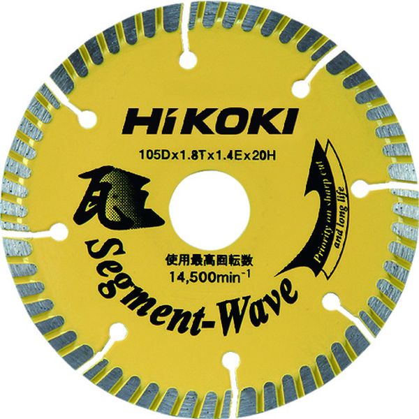 ＨｉＫＯＫＩ ダイヤモンドカッター 105mmX20 （カワラ用）