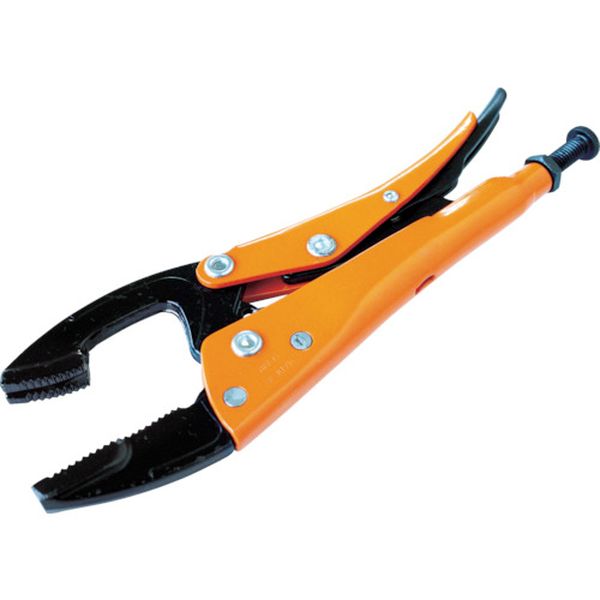 ＧＲＩＰ－ＯＮ　グリッププライヤー（溝付先端仕様）　１９０ｍｍ