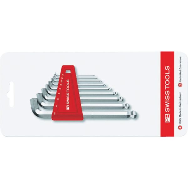 ＰＢスイスツールズ　ショートヘッドボール付き六角棒レンチセット