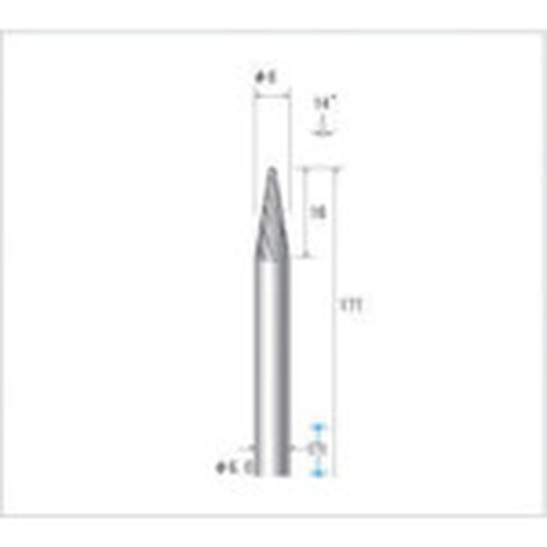 ロングシャフト超硬カッタ