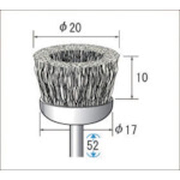 ワイヤーブラシ　スチール　５本入