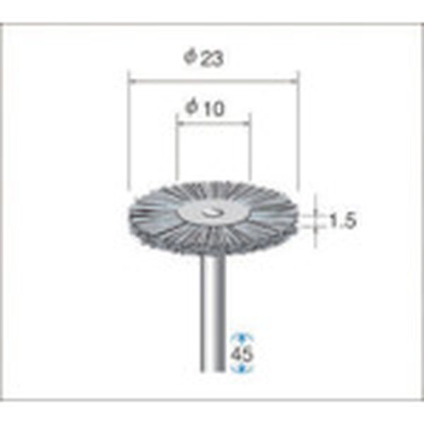 砥粒入り　ナイロンブラシ　５本入