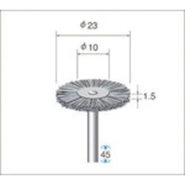 砥粒入り　ナイロンブラシ　５本入
